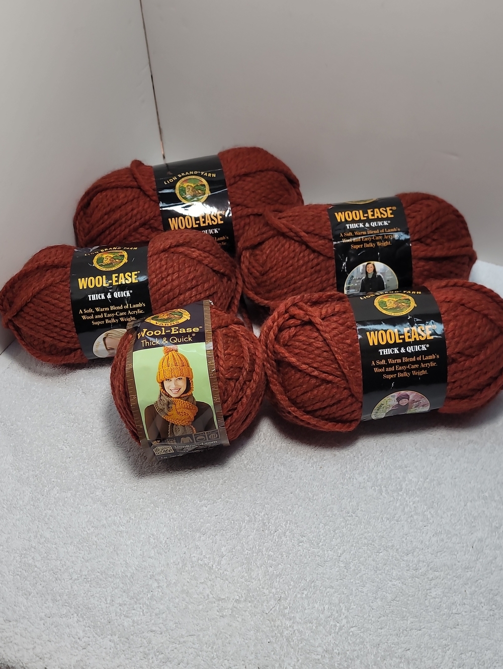 Wool-Ease Thick & Quick Spice Yarn - 5 Skeins